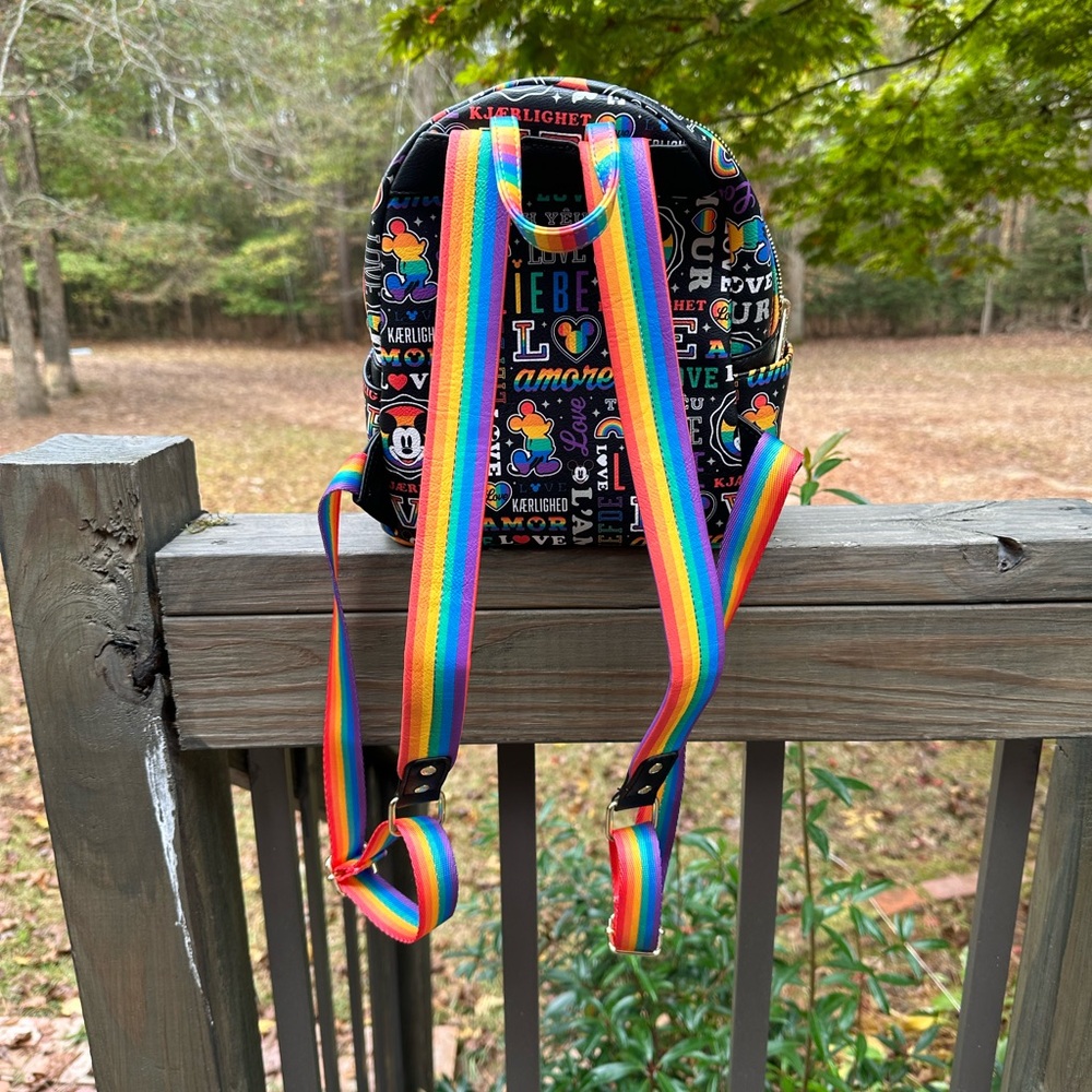 Loungefly Disney pride backpack & Disney Mickey ears
